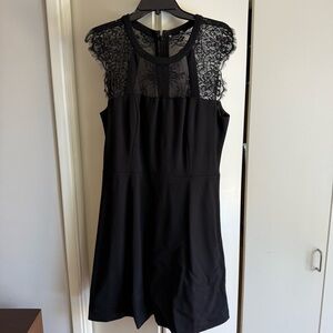 Black Lace Cocktail Dress